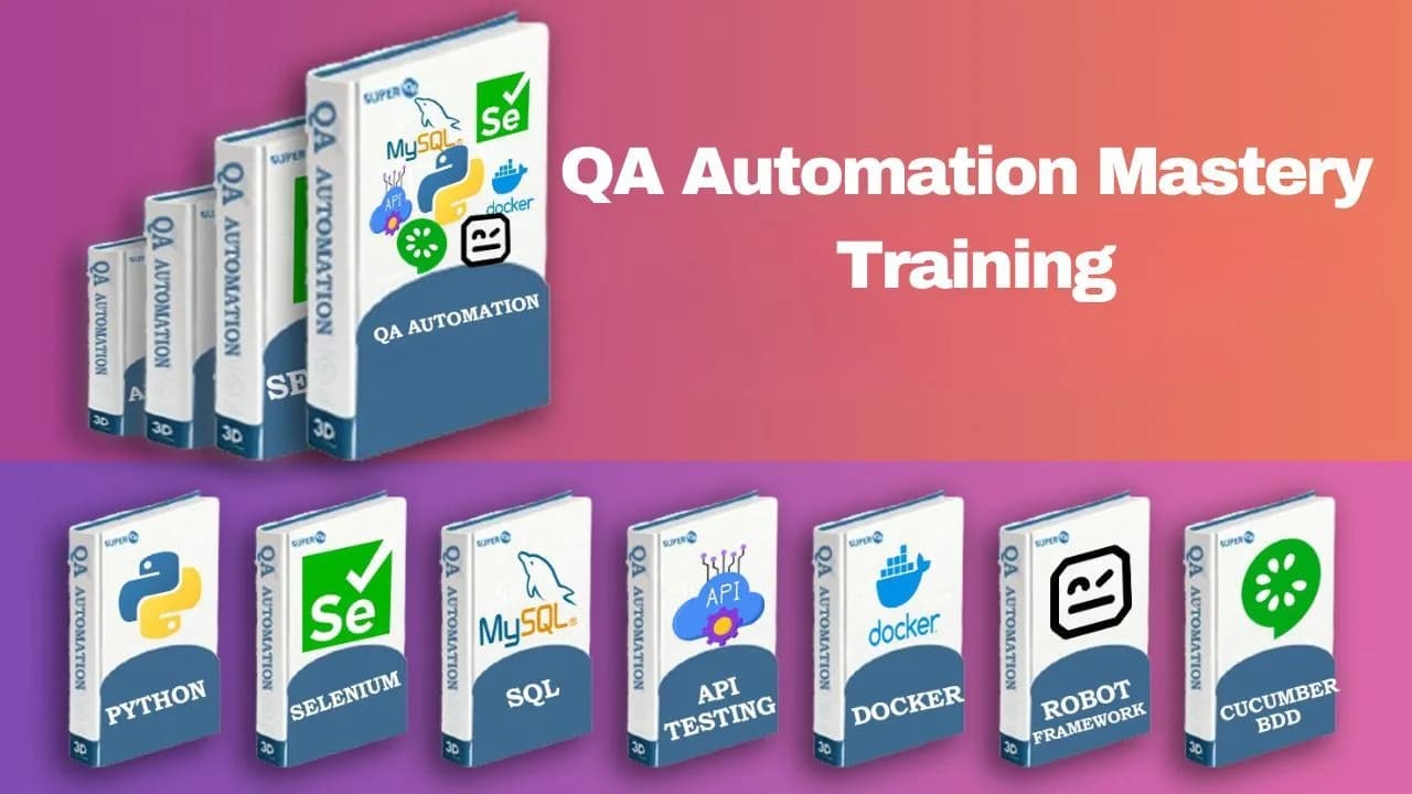 QA Automation Mastery Training course bundle